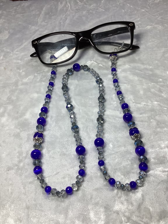 Beaded glasses lanyard , glasses chain , beaded chain.