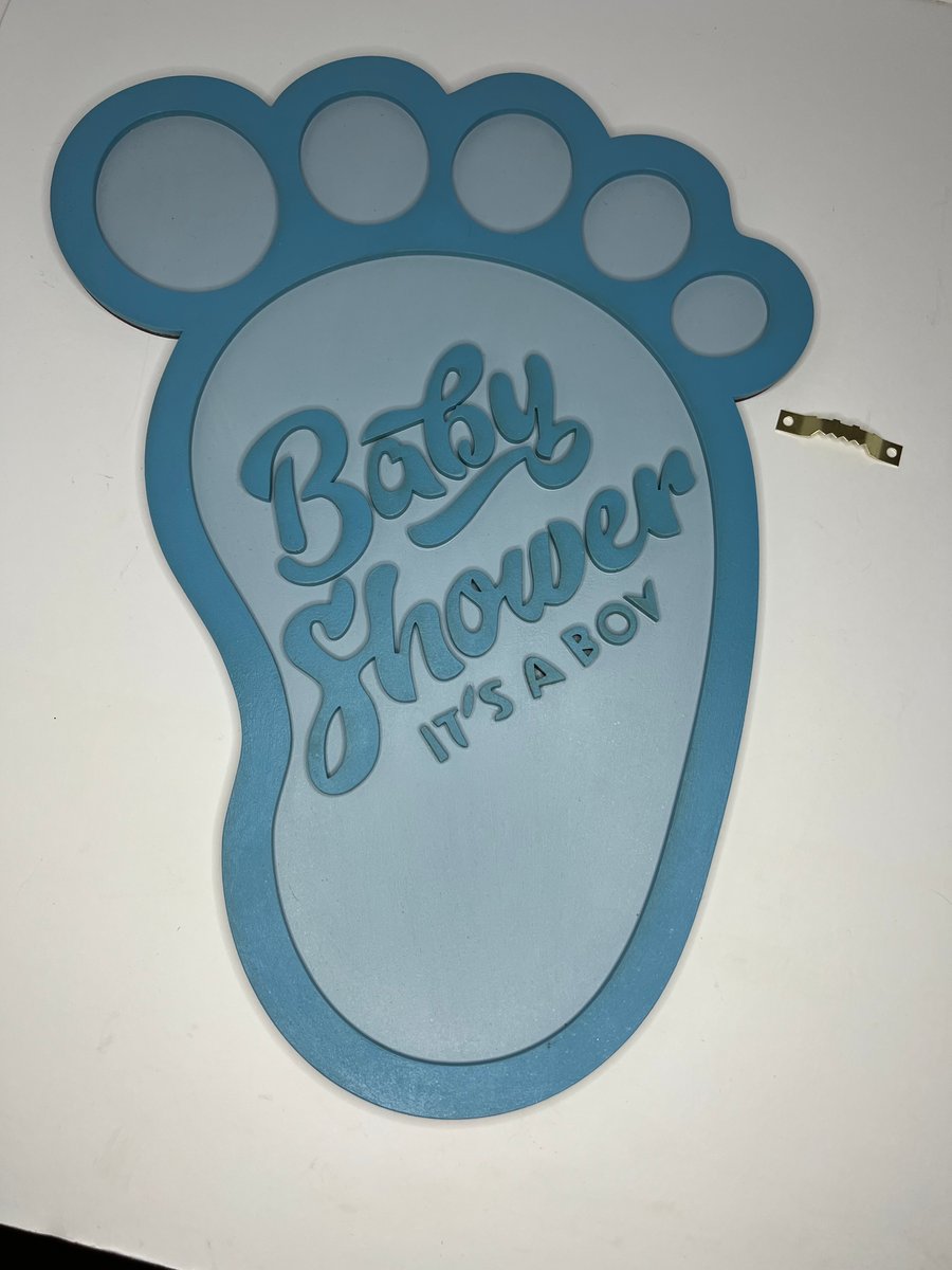 Baby shower foot