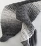 ladies Scarf Shades of Grey Ombre Style  - Image 2