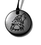 Shungite Pendant CELTIC WOLF Necklace - EMF Protection & Healing