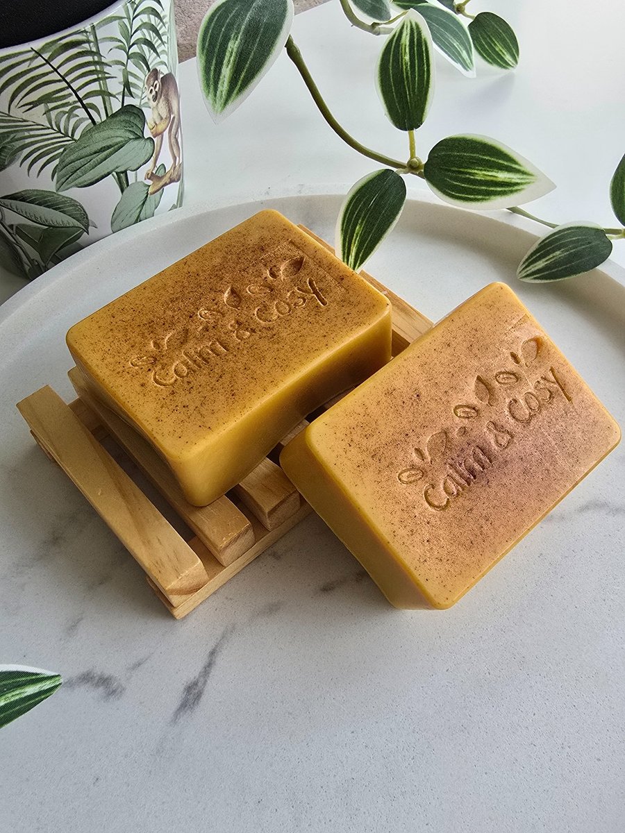 TUMERIC & ORANGE GOATS MILK SOAP 130G