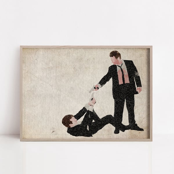 Reservoir Dogs watercolour print, available as A3, A4, and A5