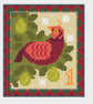 094A Cross Stitch 12 days of Christmas carol, A Partridge in a Pear Tree mini - Image 1