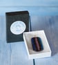 Large sparkly handmade dichroic fused glass pendant  - Image 2