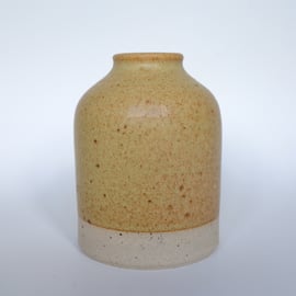 Yellow Stoneware Bottle II