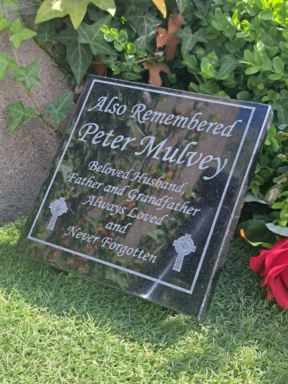  Memorial Grave Marker Slanted Grave Plaque Plaque Remembrance Memorial marker