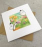 Butterfly Garden Blank Card - Image 3