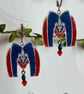 Ice Hockey Fan Earrings - Bookish Sports Merch Aesthetic Hoops - Image 4