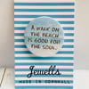 Jewells Made in Cornwall Fridge Magnets beach nautical shore Cornish