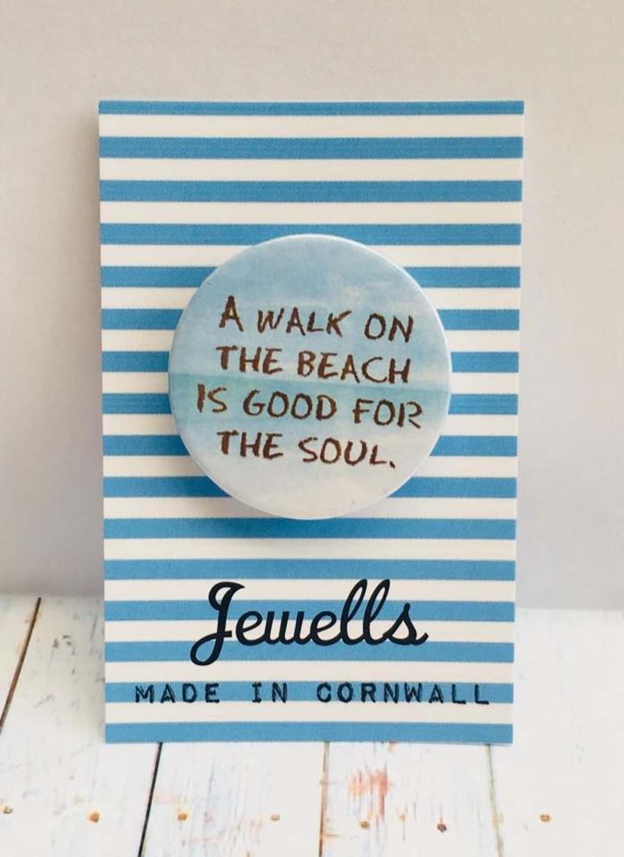 Jewells Made in Cornwall Fridge Magnets beach nautical shore Cornish