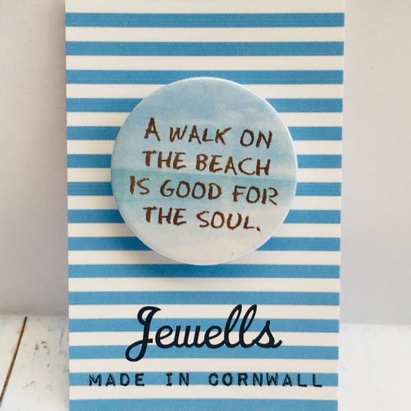 Jewells Made in Cornwall Fridge Magnets beach nautical shore Cornish
