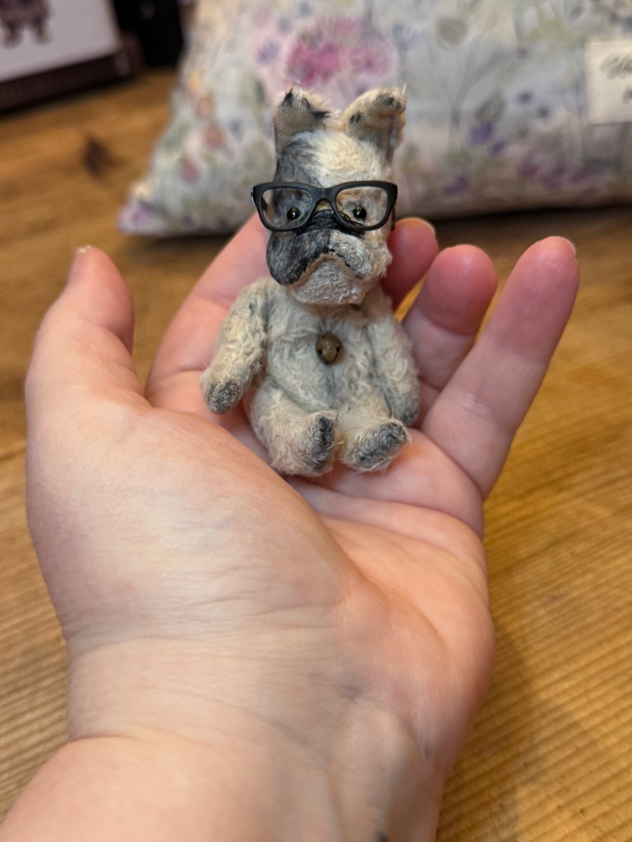 Miniature Hand Made French Bull Dog