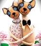 "Hugging Siamese Cats" Shelf Sitters - Image 6