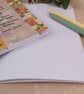 A5 Handmade Notebook with Spring Meadow Design - Image 2
