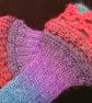 Red wrist warmer gloves - Image 4