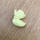 Yellow baby duck buttons for knitting and crochet 17mm