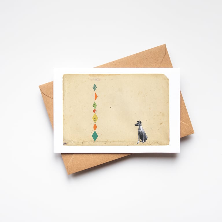 Funny Dog Card - Wondrous Whippet