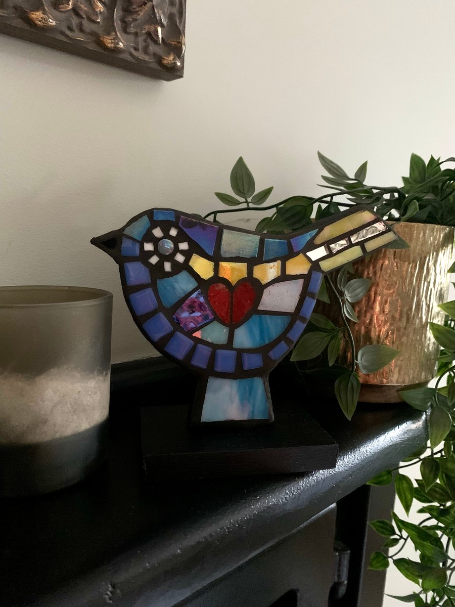 Available now! Mosaic Bird, Mosaic Art, Bird Lover, Bird Gift