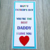 Happy Father’s Day card - You’re the best Daddy 