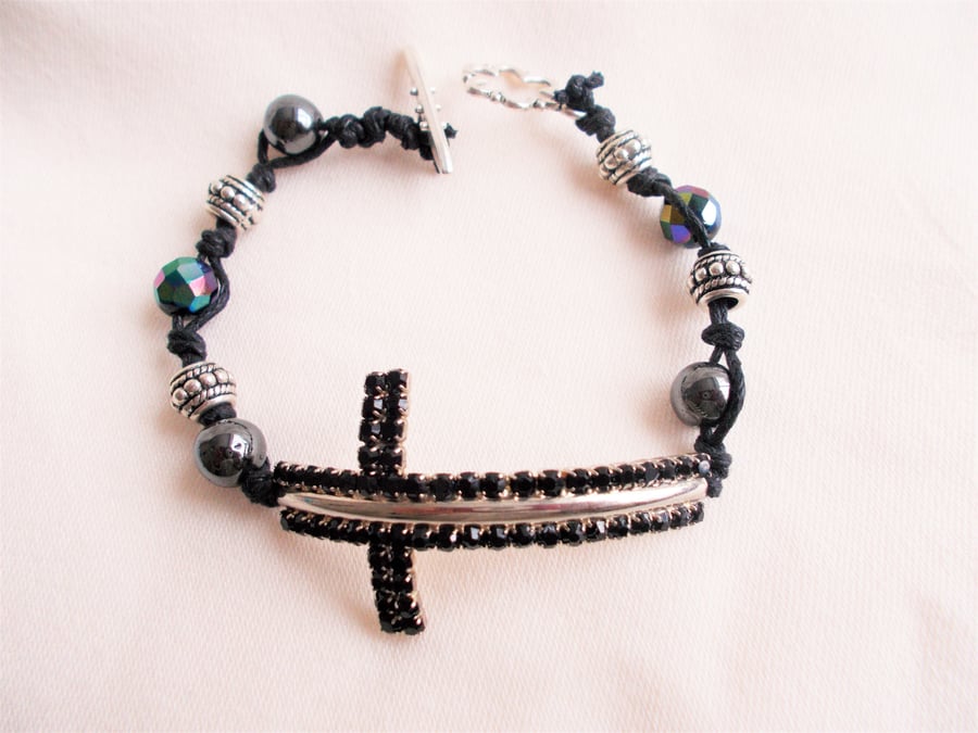 Religious Cross Bracelet - FREE UK Post