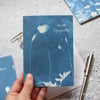 Sympathy Card Cyanotype Poppy Designed By CottageRts