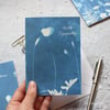 Sympathy Card Cyanotype Poppy Designed By CottageRts