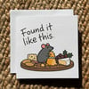 Funny Rat Christmas Card – Found It Like This – Alternative Xmas Card