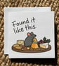 Funny Rat Christmas Card – Found It Like This – Alternative Xmas Card