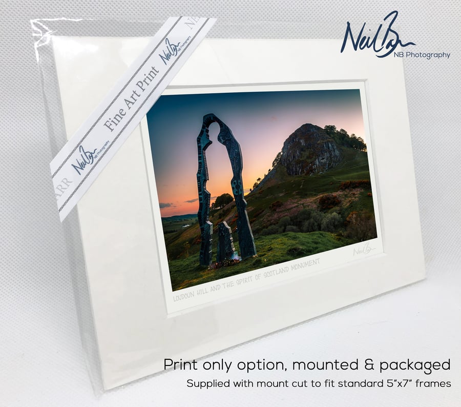 Spirit of Scotland, Loudoun Hill, East Ayrshire - A6 (7" x 5") Unframed print