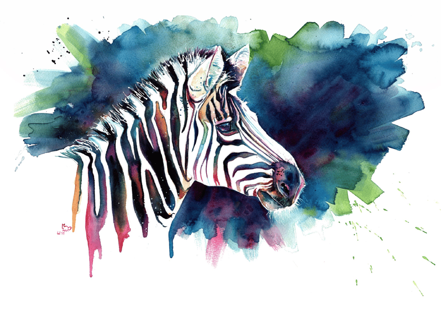 Zebra A3 Print