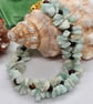 Amazonite Gemstone & Tiger Eye Bracelet with Magnetic Clasp