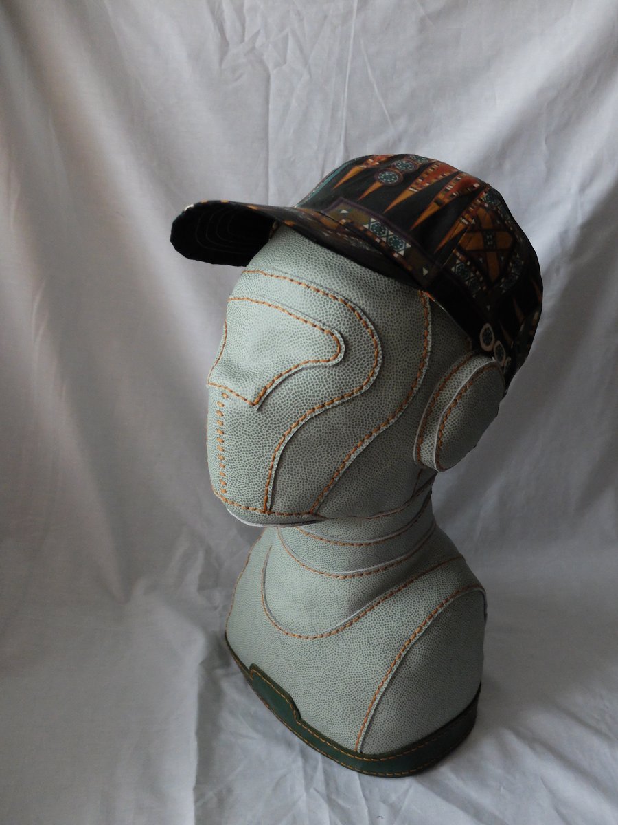 Hand made baseball cap, backgammon theme