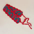 CROCHET Ladies Fruity Red Headband
