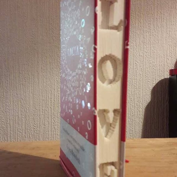 LOVE Downwards CUT & FOLD Book folding Pattern - EMAILED PDF PATTERN