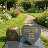 Grave Plaque Memorial Grave Marker Flat Grave Stone Marker Grave Vase Headstone
