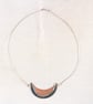 New Moon Copper, Silver and Enamel Pendant - Image 3