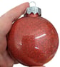 Hand painted dot painted Christmas Ornament - Image 3