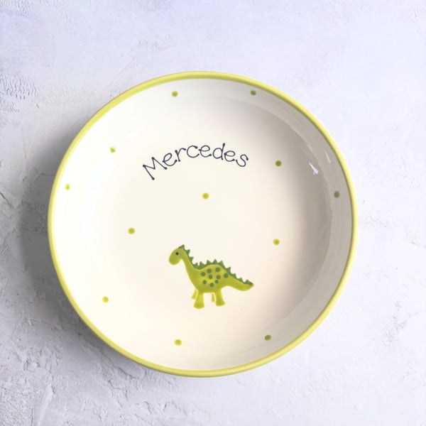 Personalised Dinosaur Pasta Rice Bowl