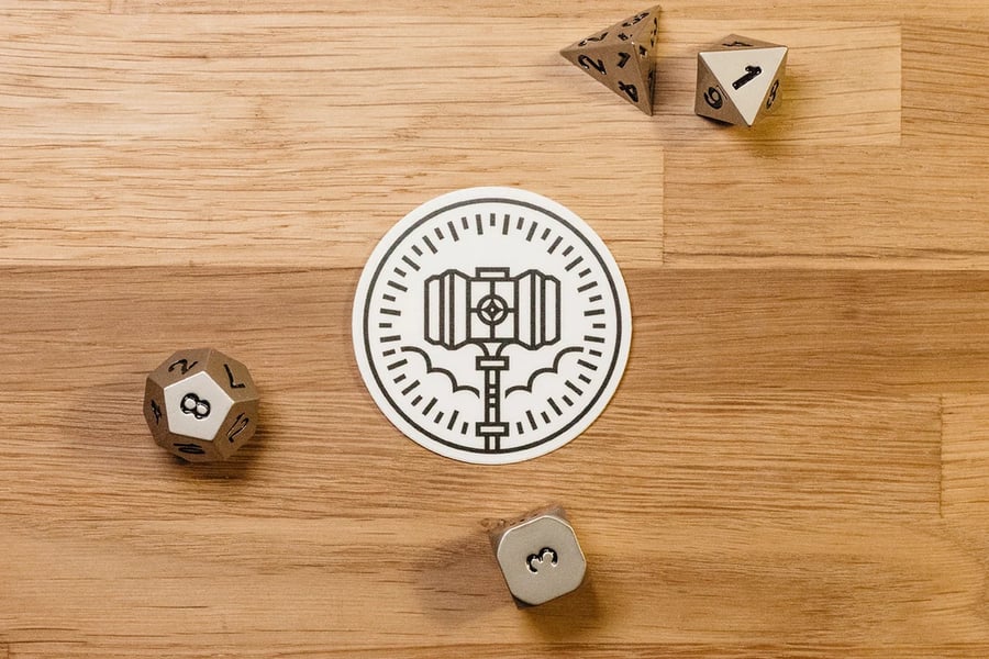 Paladin Sticker - accessories for D&D players