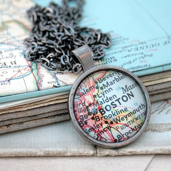 Personalised Map Necklace - Unique and Meaningful Custom Jewellery with Map