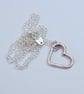 Small Sterling Silver Heart Pendant Necklace (NKSSPDHT6) - UK Free Post - Image 3