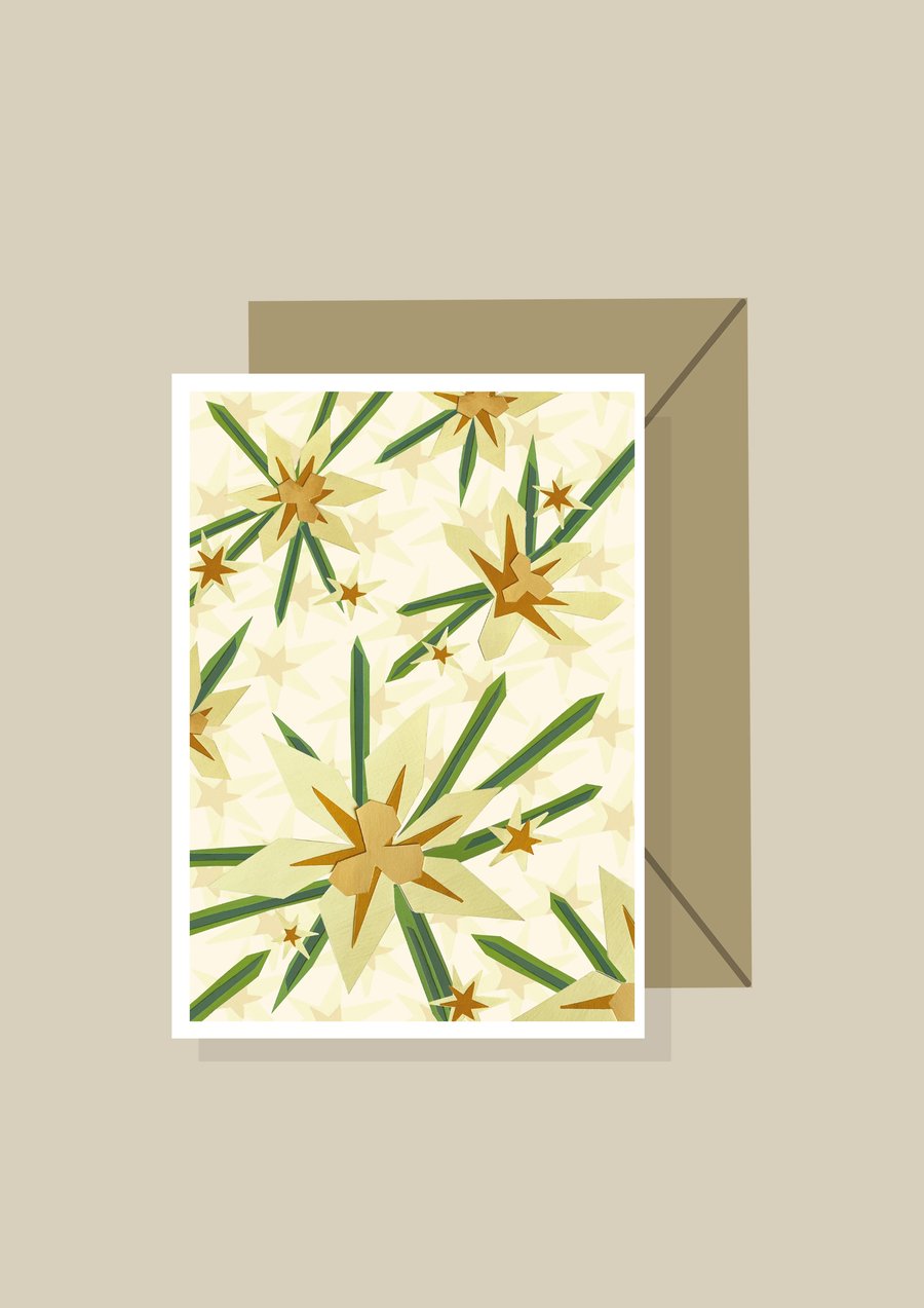 Endangered Species Greeting Card (Vellozia Flavida)