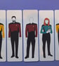 Star Trek the next Generation STNG Bookmarks Bookmark Picard