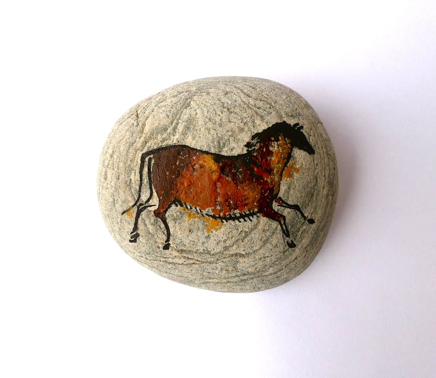 Cave Stone - Prehistoric Horse from Lascaux - MADE TO ORDER