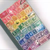 CUSTOM LISTING FOR LIZDYSON Recycled Rainbow Notebook, A5, plain pages