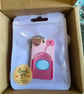 Handmade Pink Character Keyring - Image 2