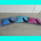 Handmade dolls house dog bed 1 12th scale