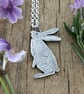 Moon Gazing Hare Pendant - Image 3