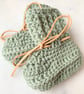 Classic Booties Wool Alpaca Blend Sage - Image 5