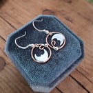 Handmade Quirky Moon Earrings 